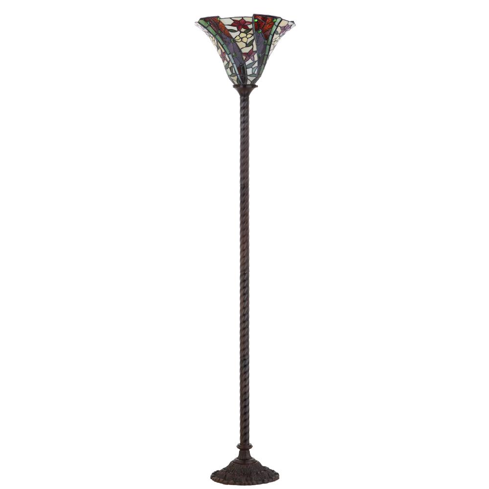 Williams Tiffany Style Torchiere LED Floor Lamp. Picture 2