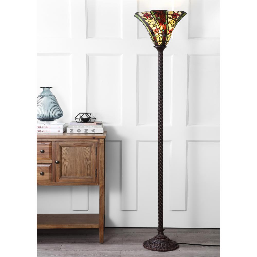 Williams Tiffany Style Torchiere LED Floor Lamp. Picture 5