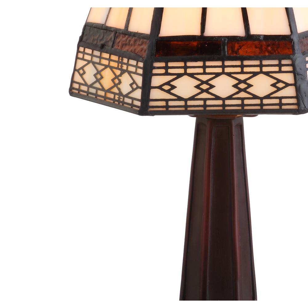Carter Tiffany Style LED Table Lamp. Picture 3
