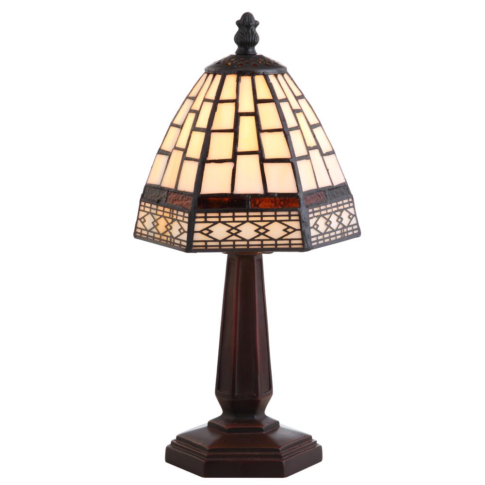 Carter Tiffany Style LED Table Lamp. Picture 1