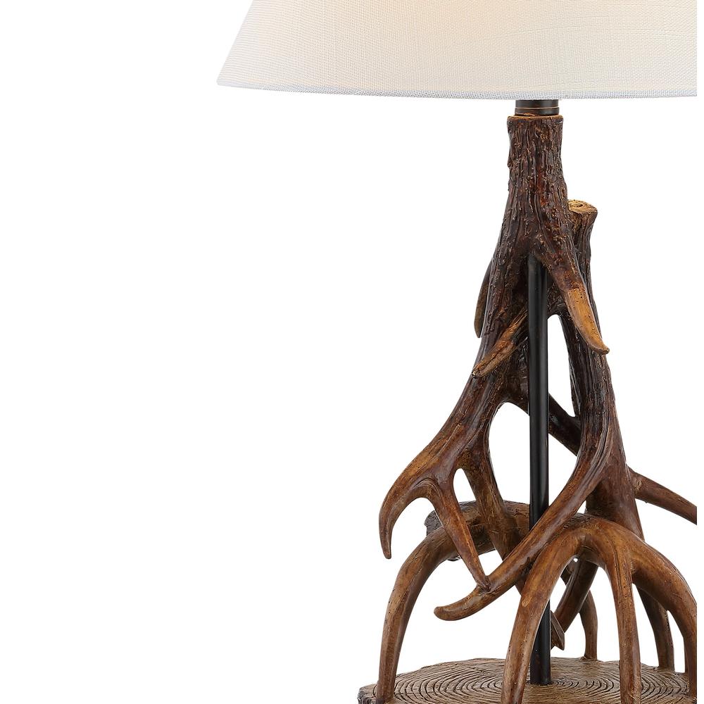 Cabell Farmhouse Rustic Iron LED Table Lamp. Picture 2