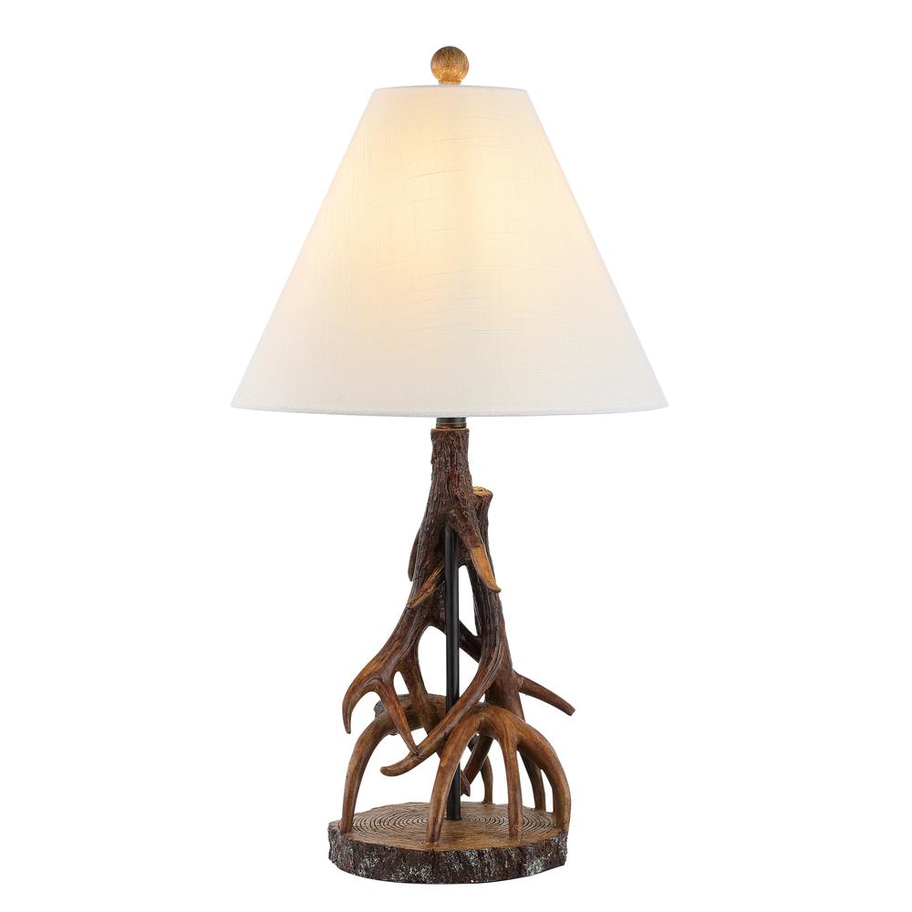 Cabell Farmhouse Rustic Iron LED Table Lamp. Picture 5