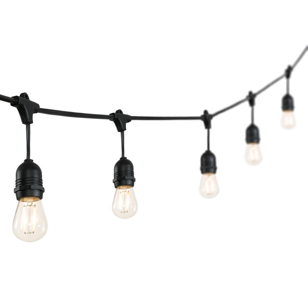 Indoor/Outdoor Rustic Industrial Led S Edison Buld String Lights. Picture 6