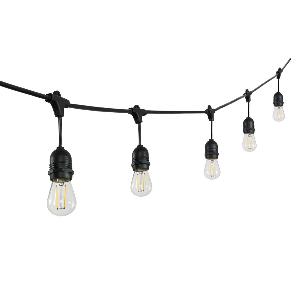 Indoor/Outdoor Rustic Industrial Led S Edison Buld String Lights. Picture 2