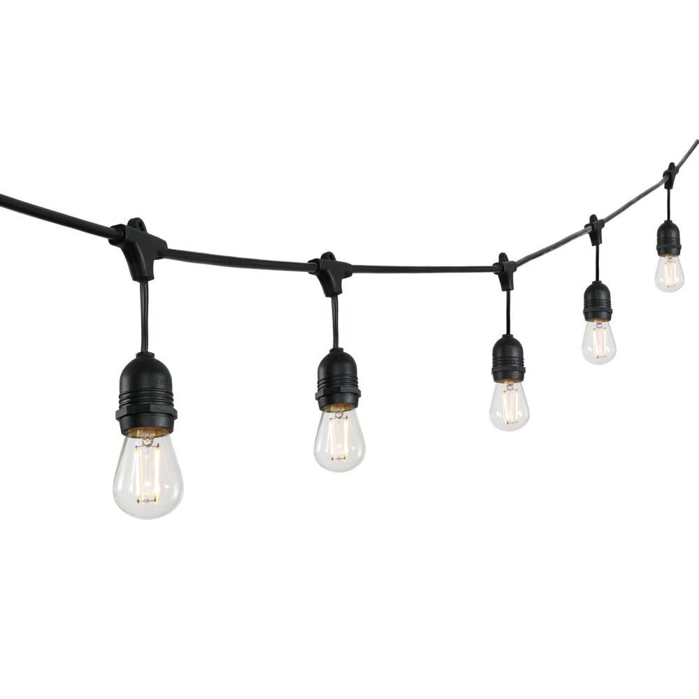 Indoor/Outdoor Rustic Industrial Led S Edison Buld String Lights. Picture 1