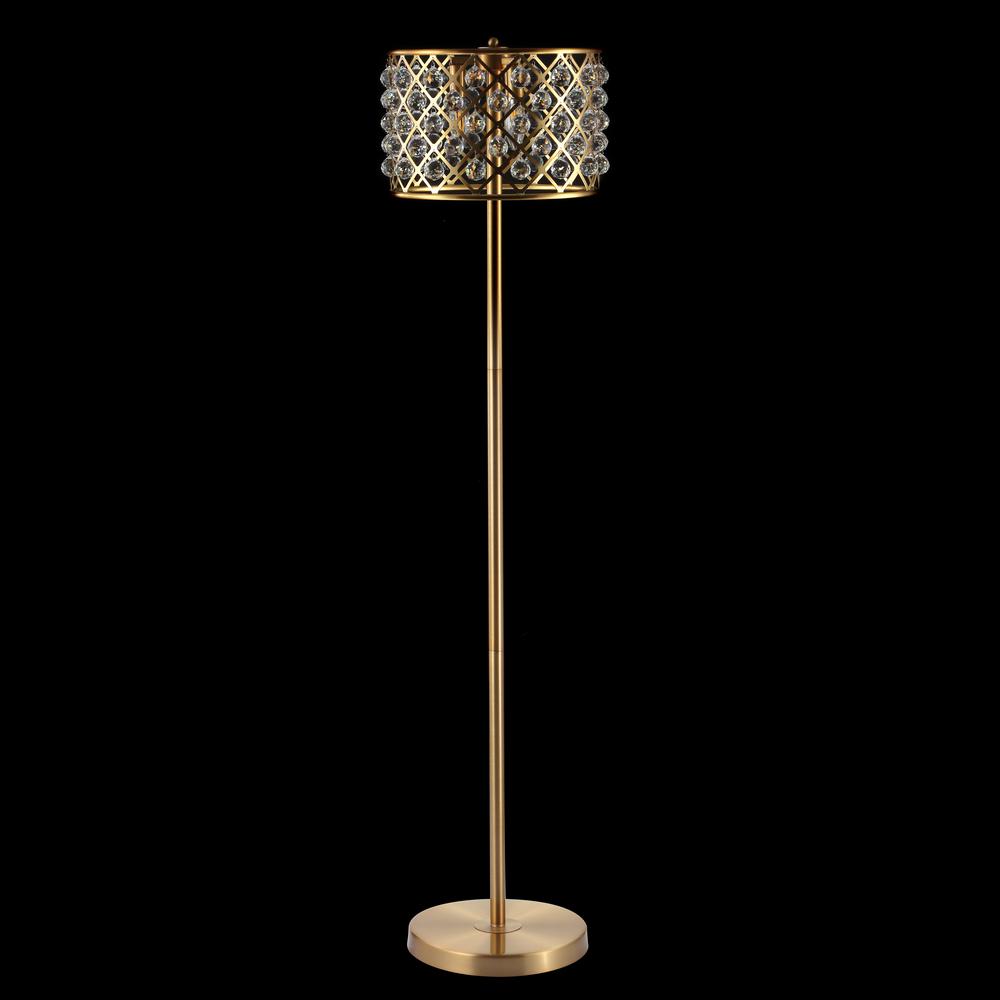 Elizabeth Crystal/Metal LED Floor Lamp. Picture 3