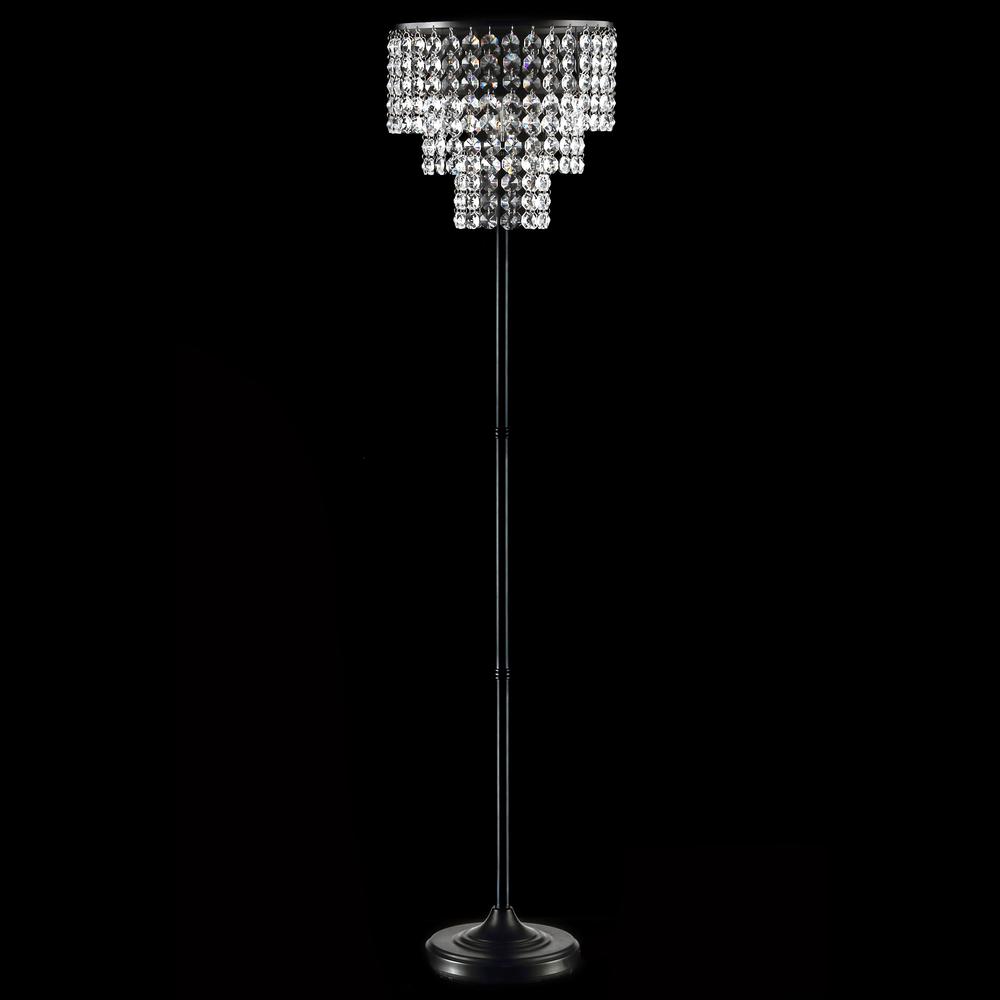 Juliette Crystal/Metal Floor Lamp. Picture 3
