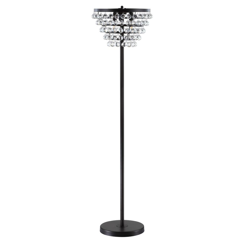 Jemma Crystal/Metal LED Floor Lamp. Picture 2