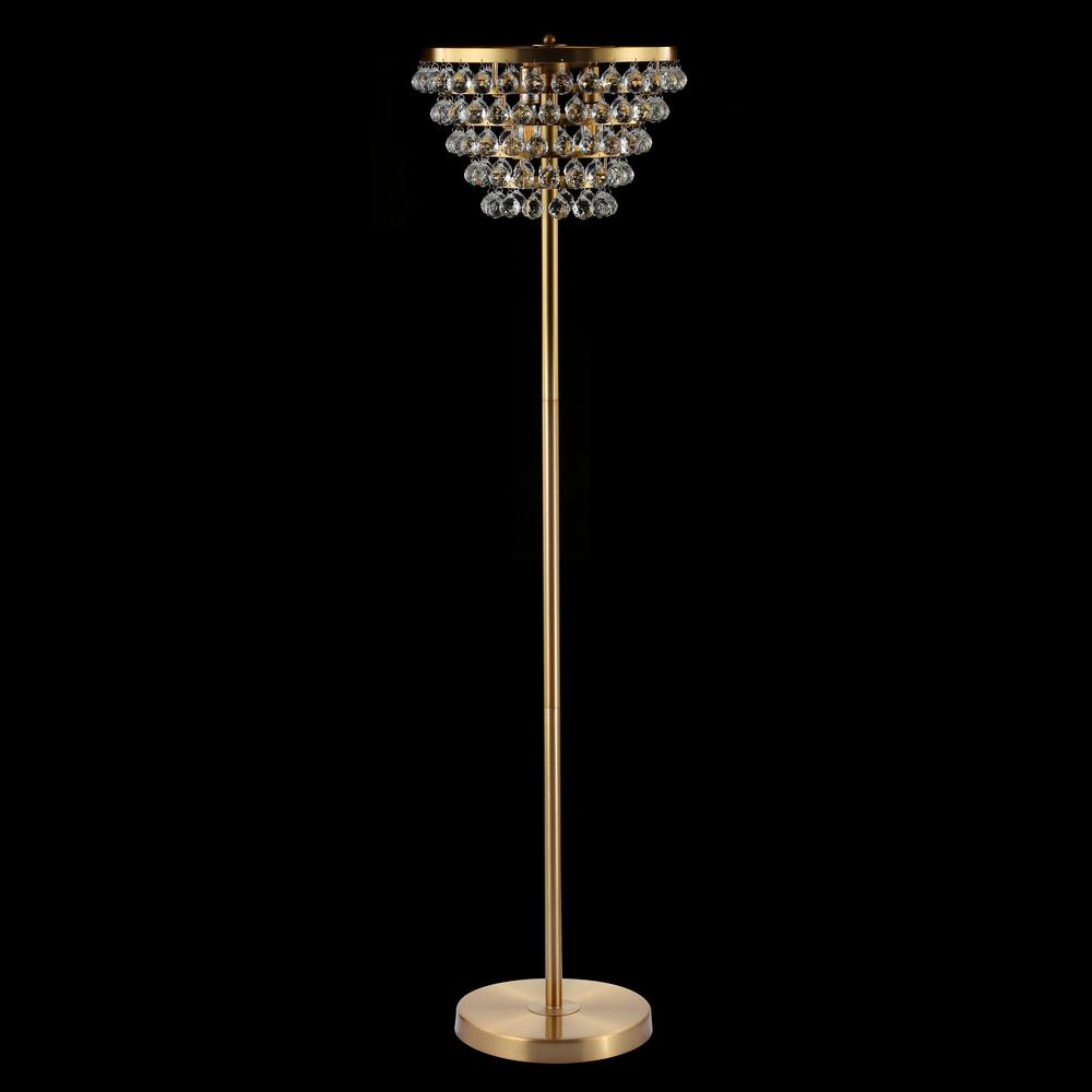 Jemma Crystal/Metal LED Floor Lamp. Picture 3