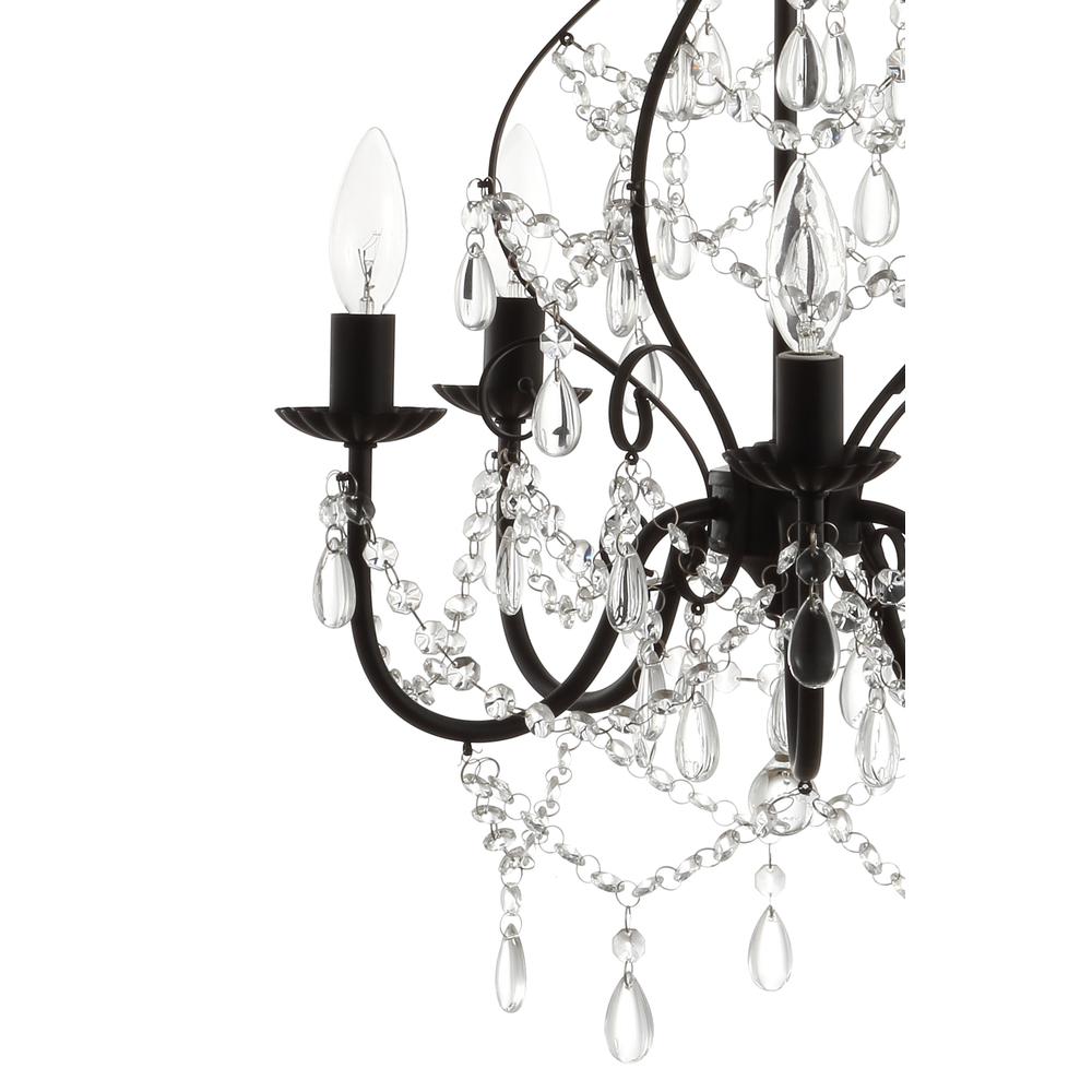 Maura Crystal/Metal LED Chandelier. Picture 5