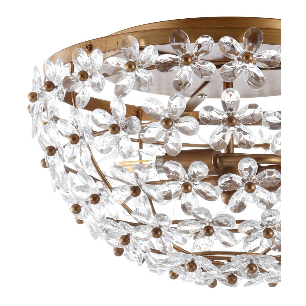 Isabelle Metal/Acrylic LED Flush Mount. Picture 3