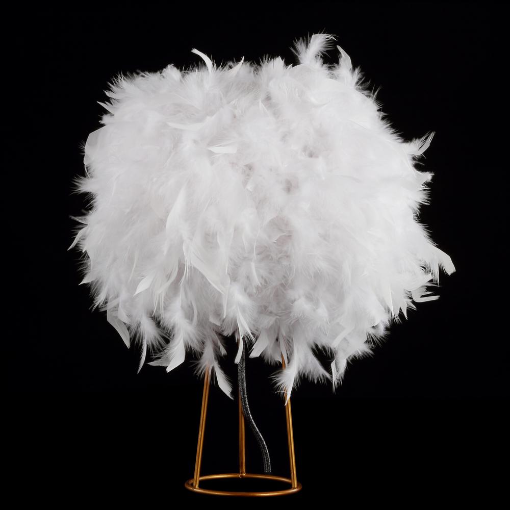 Stork Feather Metal Led Table Lamp. Picture 4
