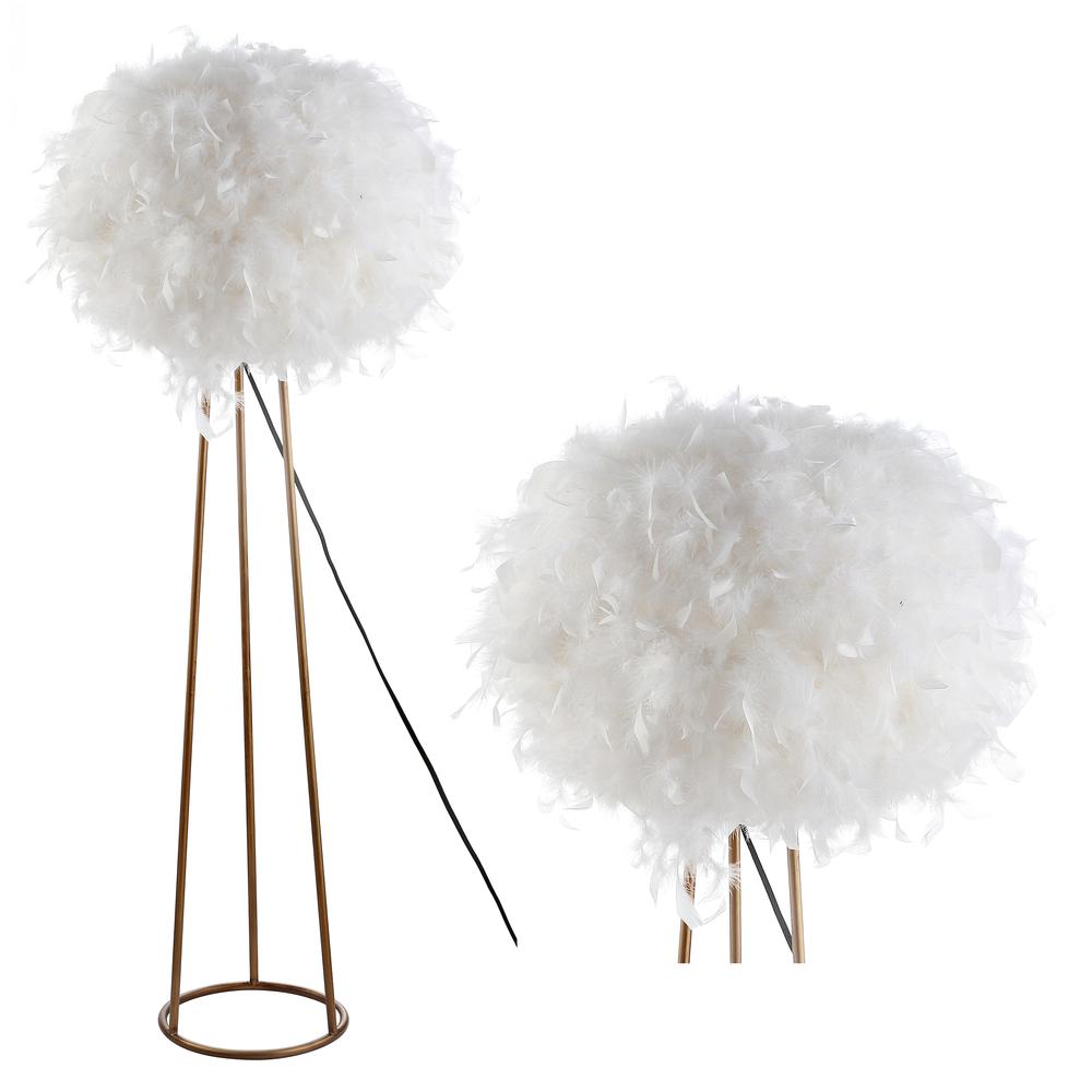 Stork Feather Metal LED Floor Lamp. Picture 9