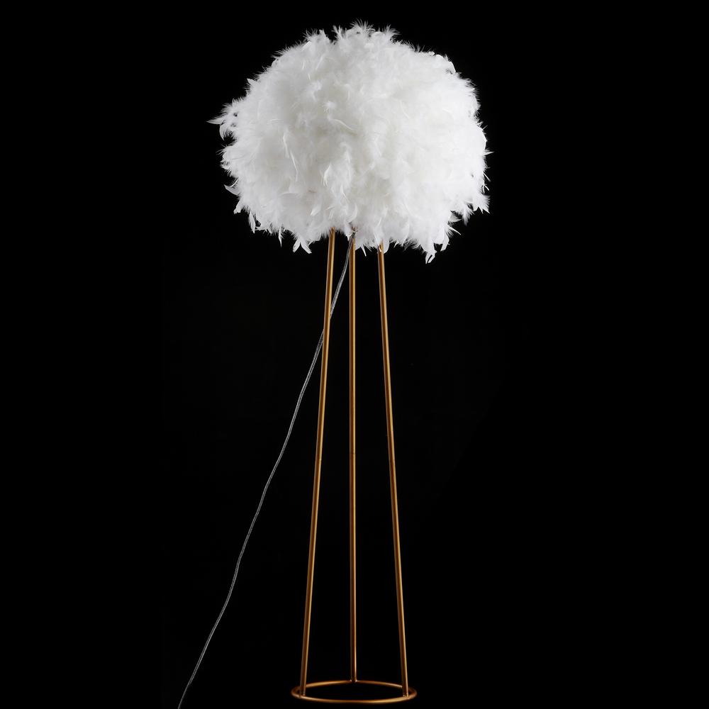 Stork Feather Metal LED Floor Lamp. Picture 4