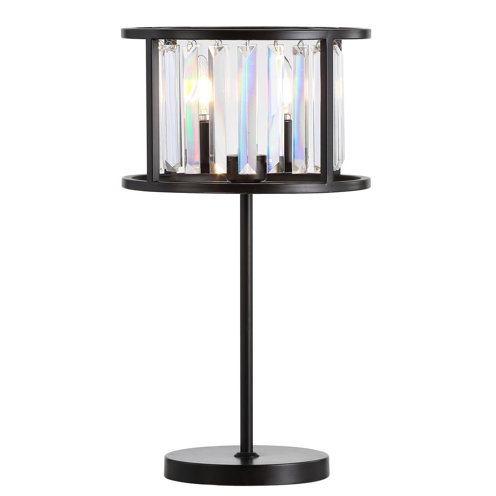 Bevin Metal/Crystal LED Table Lamp. Picture 1