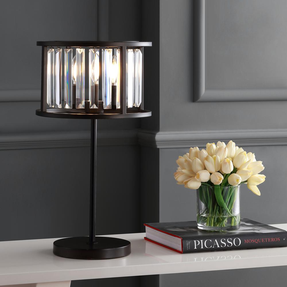 Bevin Metal/Crystal LED Table Lamp. Picture 7