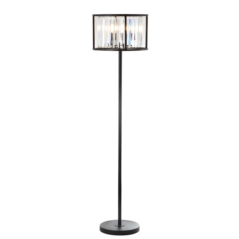 Bevin Metal/Crystal LED Floor Lamp. Picture 1