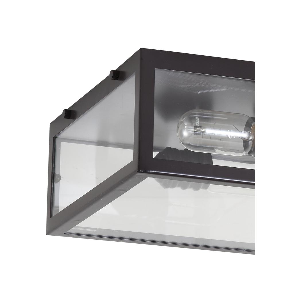Grayson Metal/Glass LED Flush Mount. Picture 3
