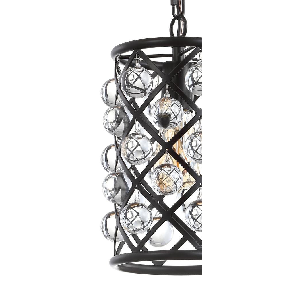 Gabrielle Crystal/Metal LED Pendant. Picture 3