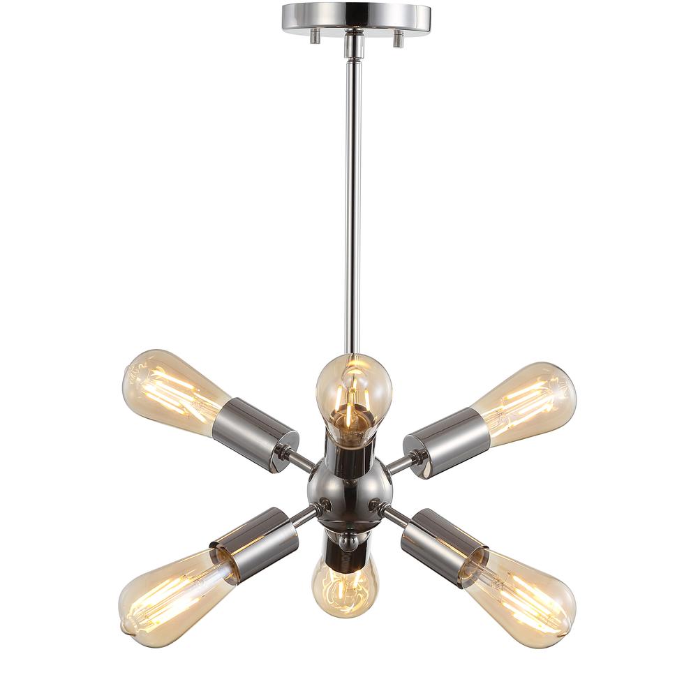 Jobs Sputnik Metal LED Chandelier. Picture 1
