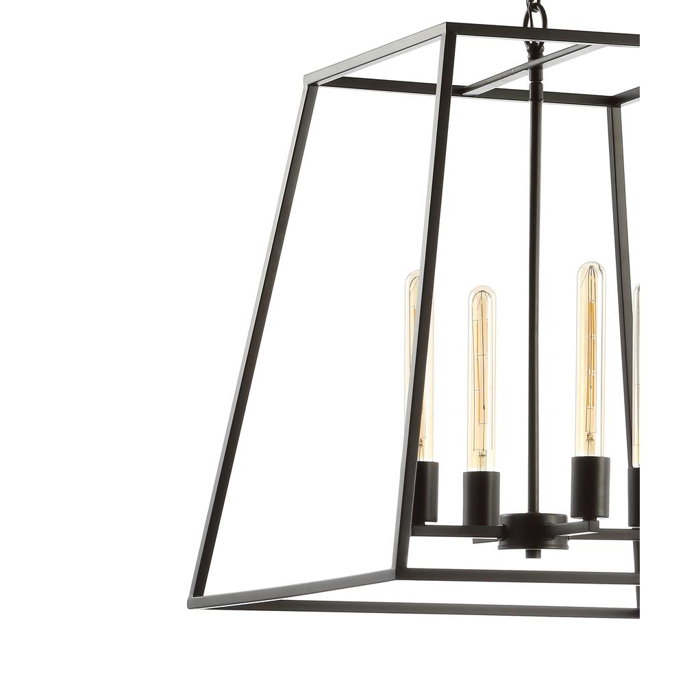 Hutson Iron Modern Angled LED Chandelier. Picture 3