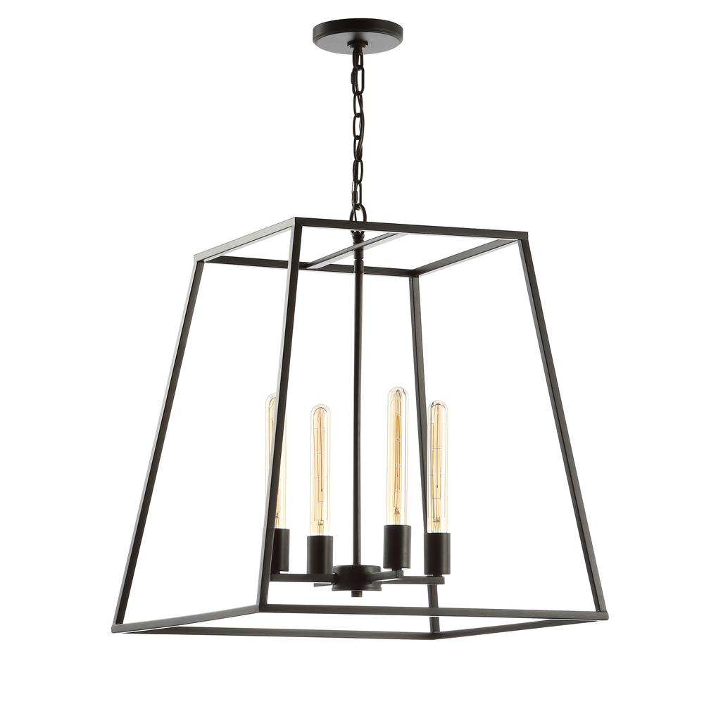Hutson Iron Modern Angled LED Chandelier. Picture 2