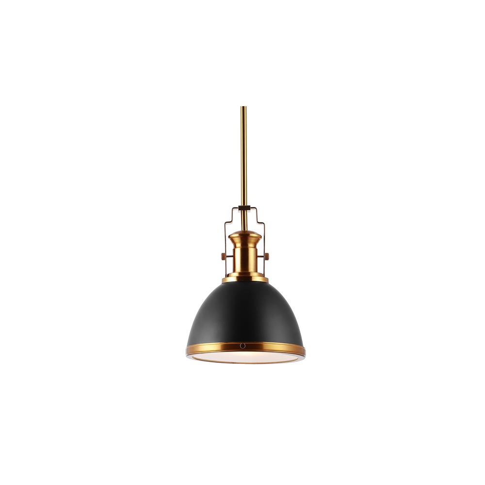 Homer Modern Industrial Iron Led Dome Pendant. Picture 10