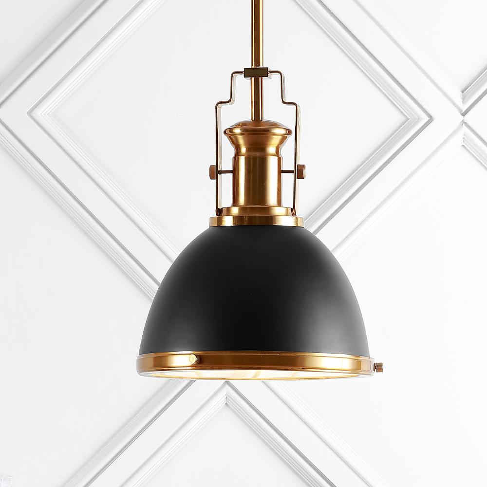 Homer Modern Industrial Iron Led Dome Pendant. Picture 5