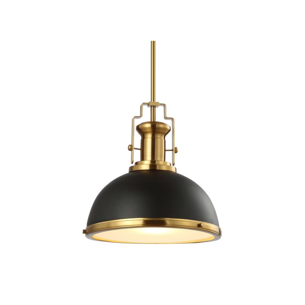 Homer Modern Industrial Iron LED Dome Pendant. Picture 10