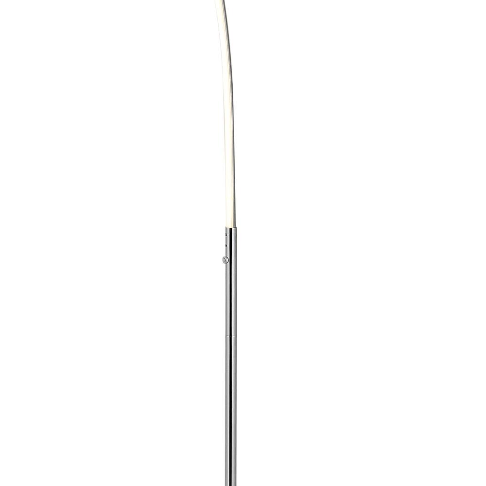 Curva Metal Minimalist Modern LED Integrated Floor Lamp. Picture 3