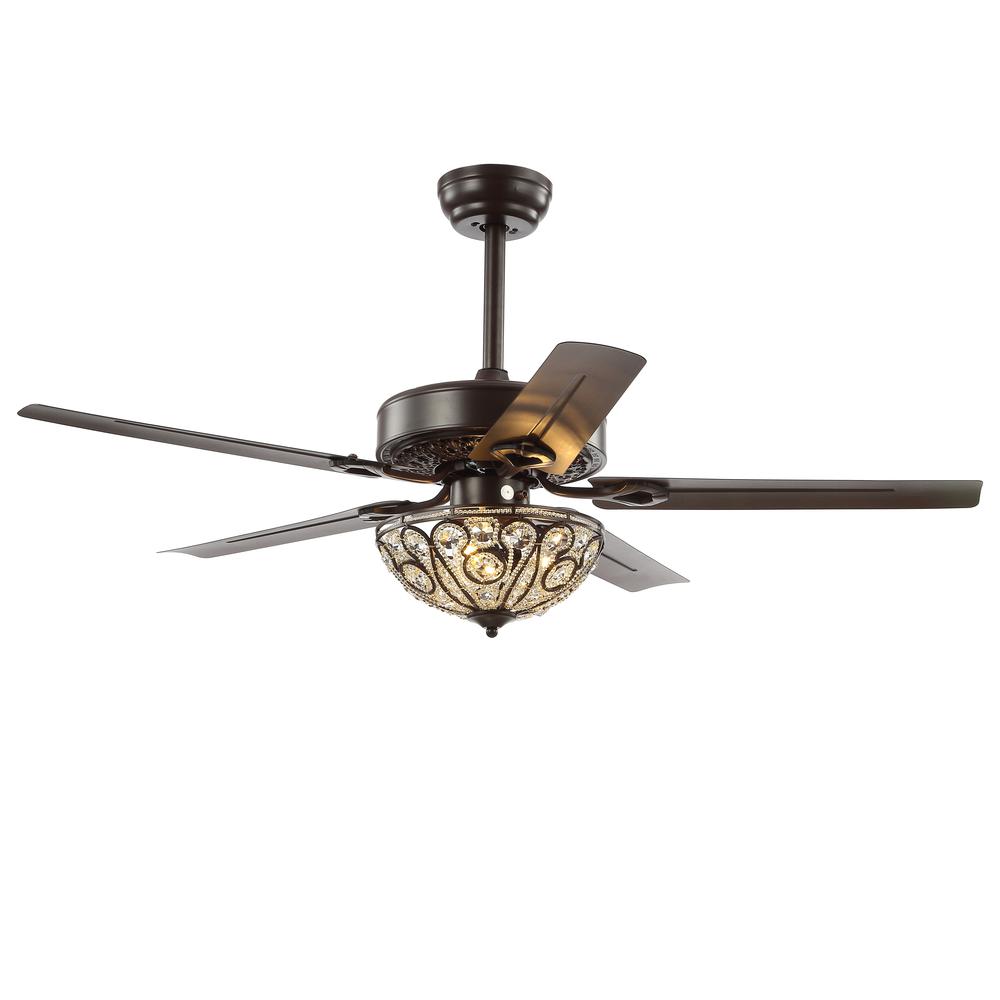 Ali Wrought Iron LED Ceiling Fan with Remote. Picture 5
