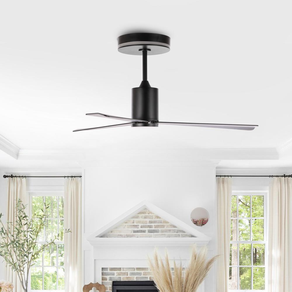 Minimalist 6-Speed Iron Height Adjustable Integrated Led Ceiling Fan. Picture 5