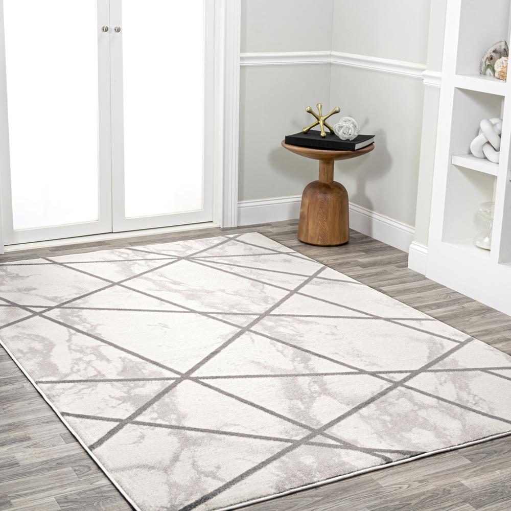 Patras Modern Geometric Marbled Area Rug. Picture 6