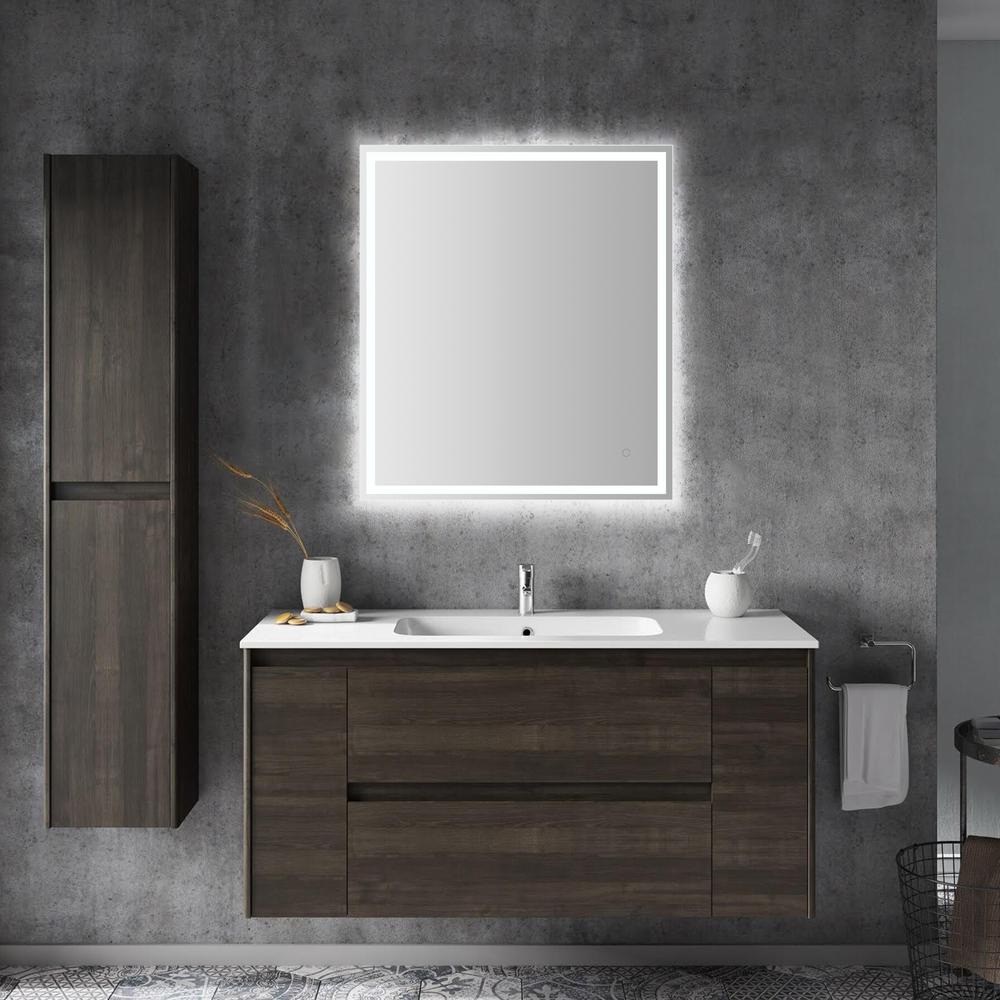Antifog Front/Back-Lit Wall Bathroom Vanity Mirror. Picture 7