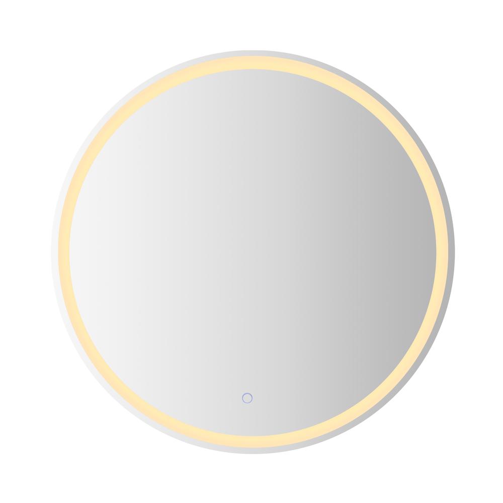 Antifog Front/Back-Lit Tri-Color Wall Bathroom Vanity Mirror. Picture 6