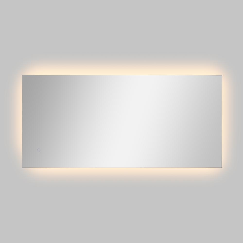 Anti-Fog Aluminum Back Lit Tri Color LED Bathroom Vanity Mirror. Picture 1