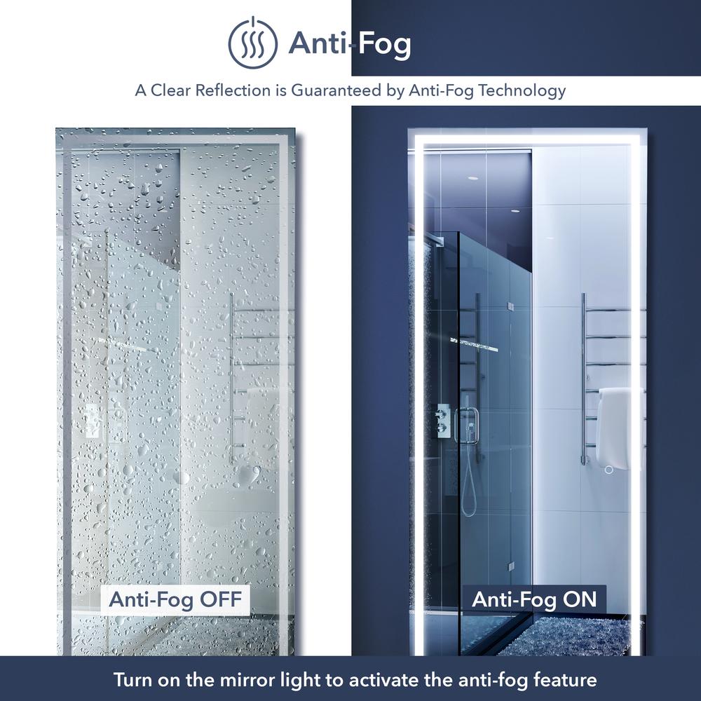 Frameless Anti-Fog Plug Inhardwire Aluminum Front Lit Tri Color LED F. Picture 8