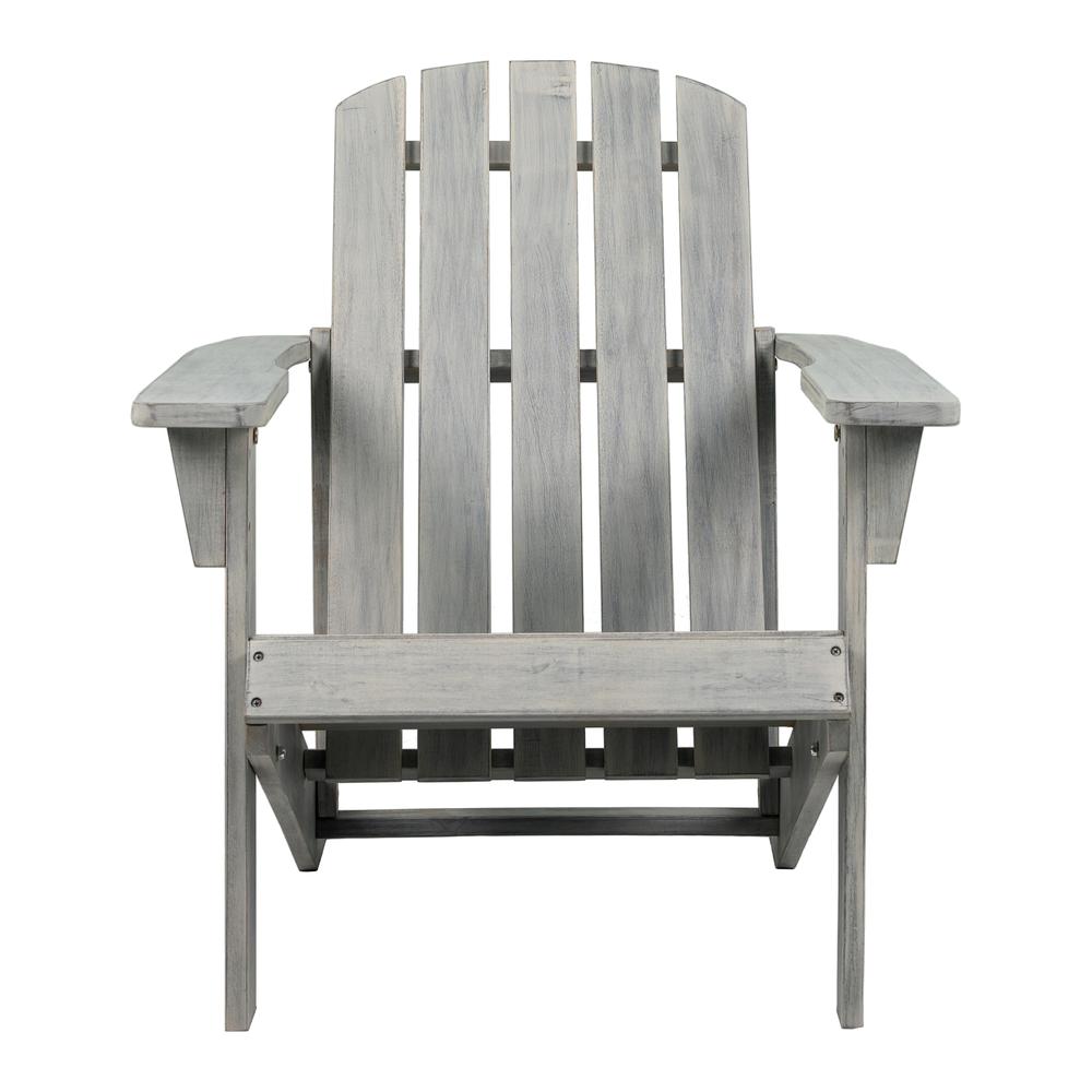 Westport Outdoor Patio Traditional Acacia Wood Adirondack Chair. Picture 2