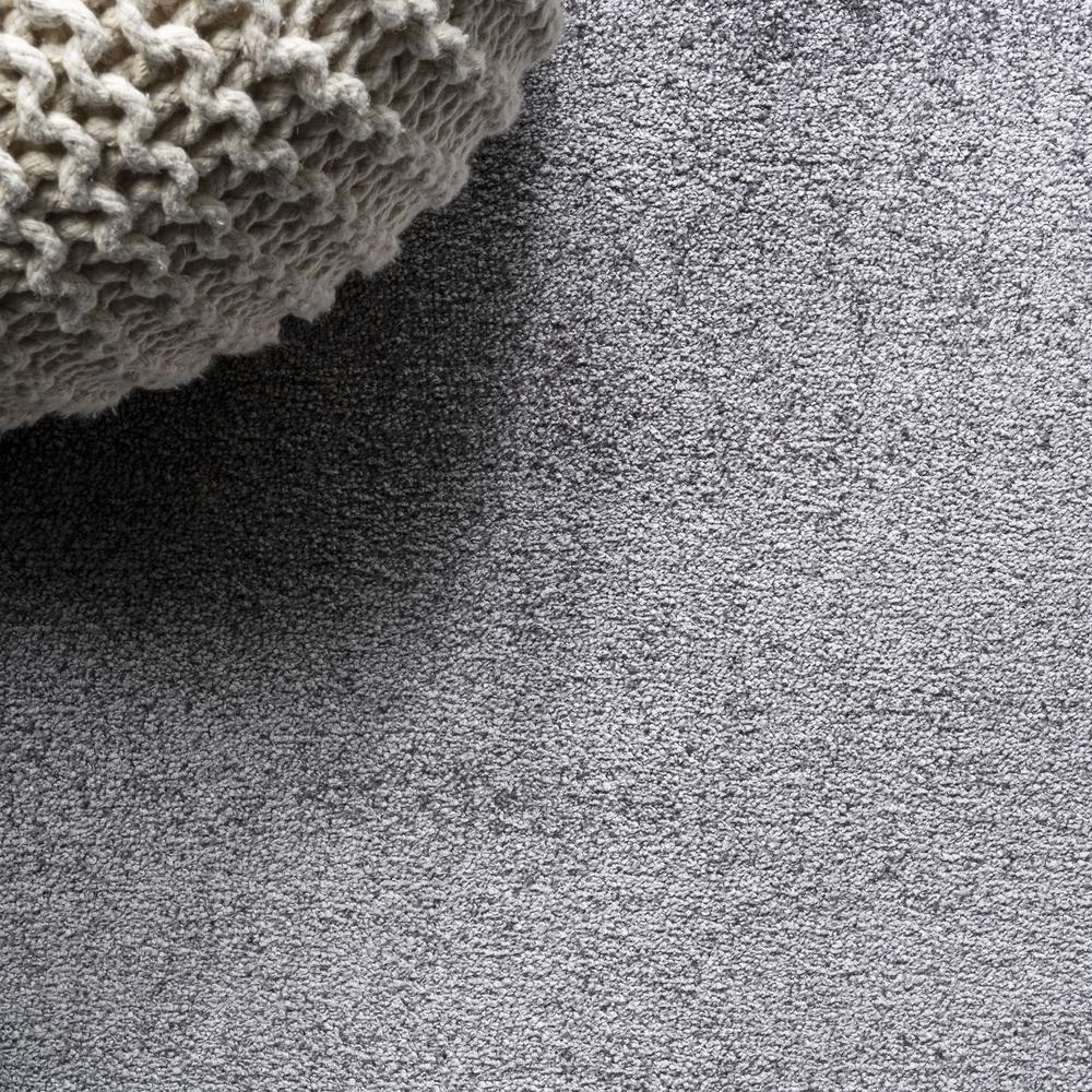 Haze Solid Low Pile Area Rug Gray. Picture 5