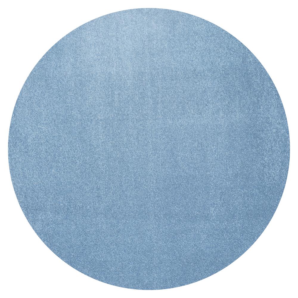 Haze Solid Low Pile Area Rug Classic Blue. Picture 1