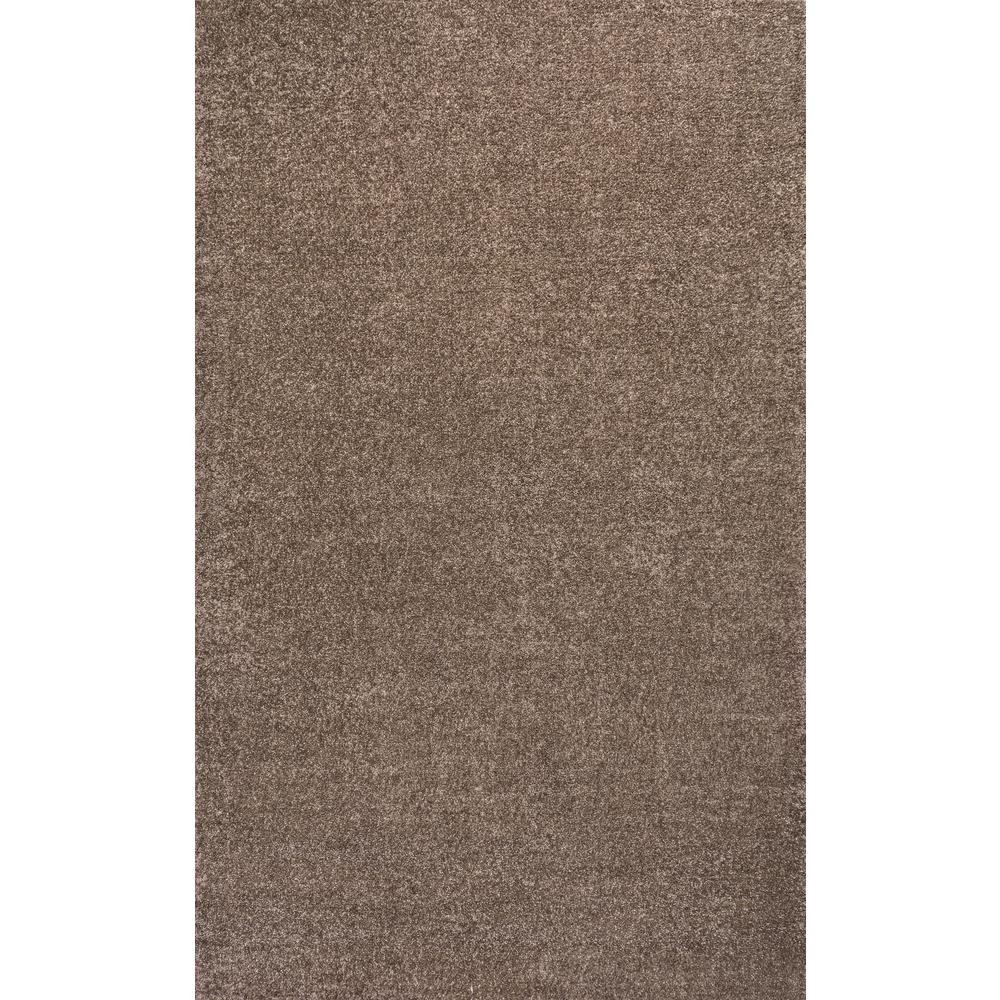 Haze Solid Low Pile Area Rug Brown. Picture 1