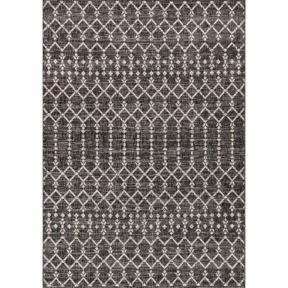 Ourika Moroccan Geometric Textured Weave Indoor/Outdoor Area Rug. The main picture.