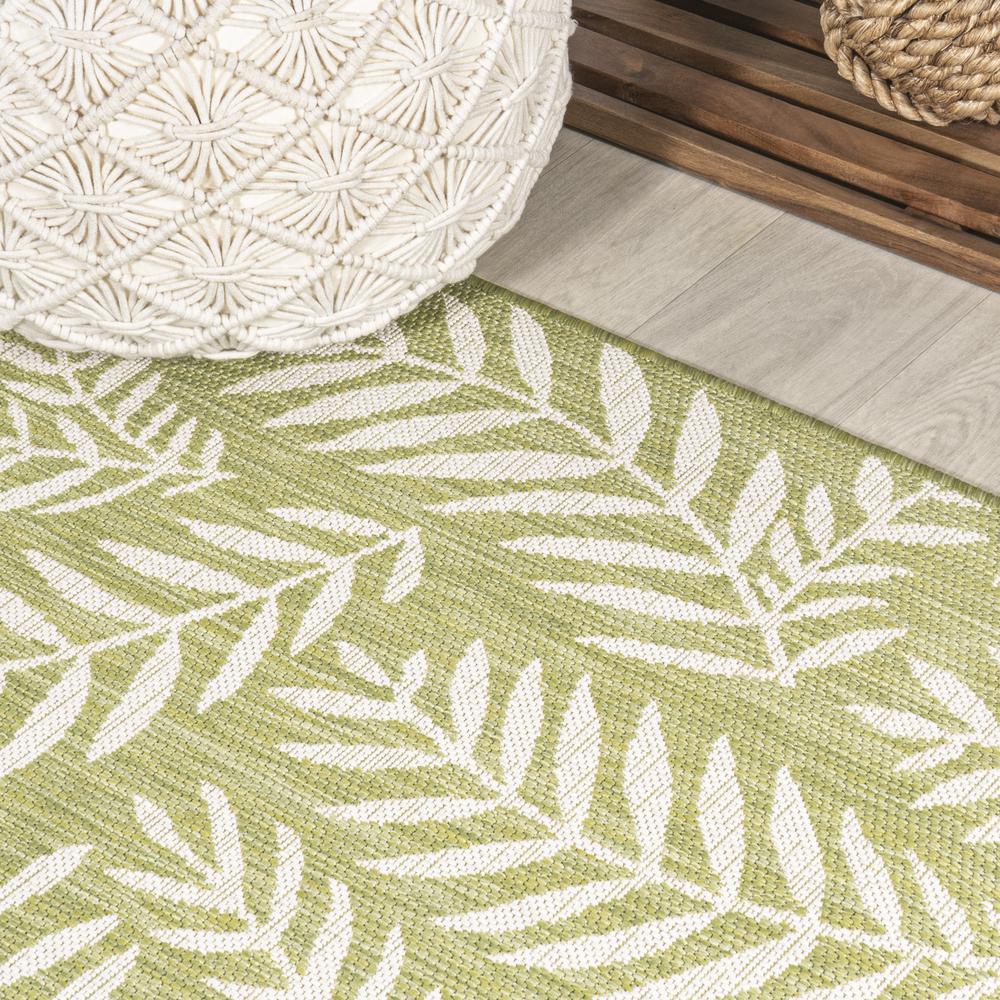 Nevis Palm Frond Indoor/Outdoor Area Rug. Picture 5