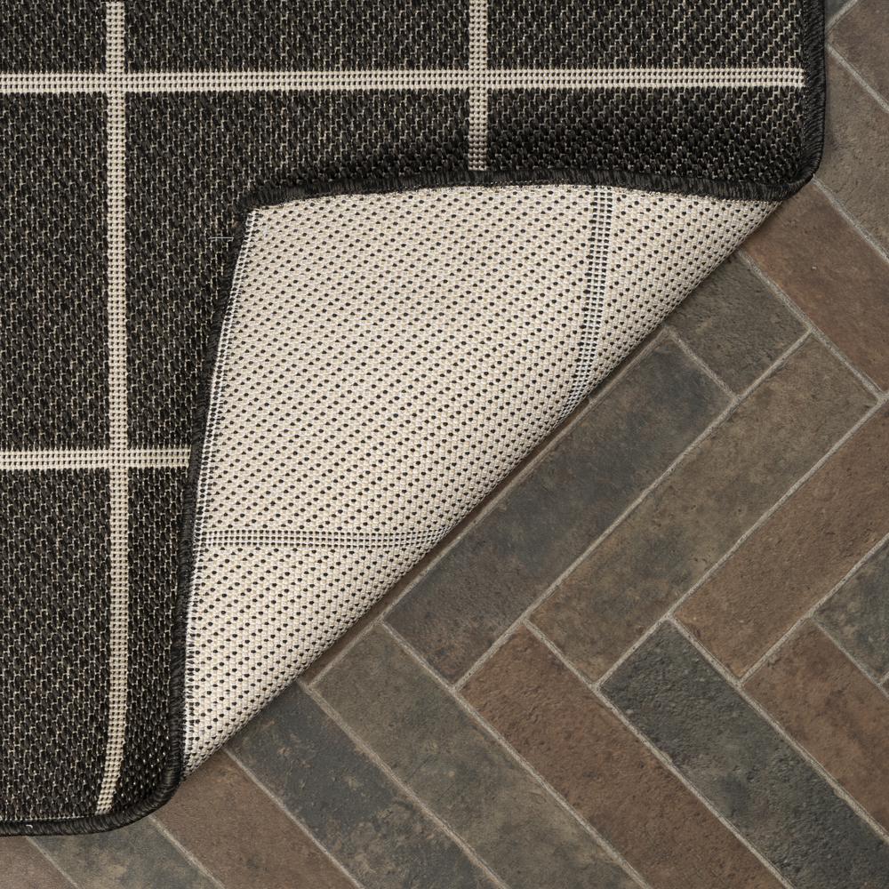 Grid Modern Squares Indoor/Outdoor Area Rug. Picture 4
