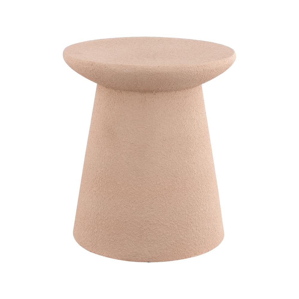 Hollie Minimalist Modern Drum Accent Table Pedestal. Picture 1