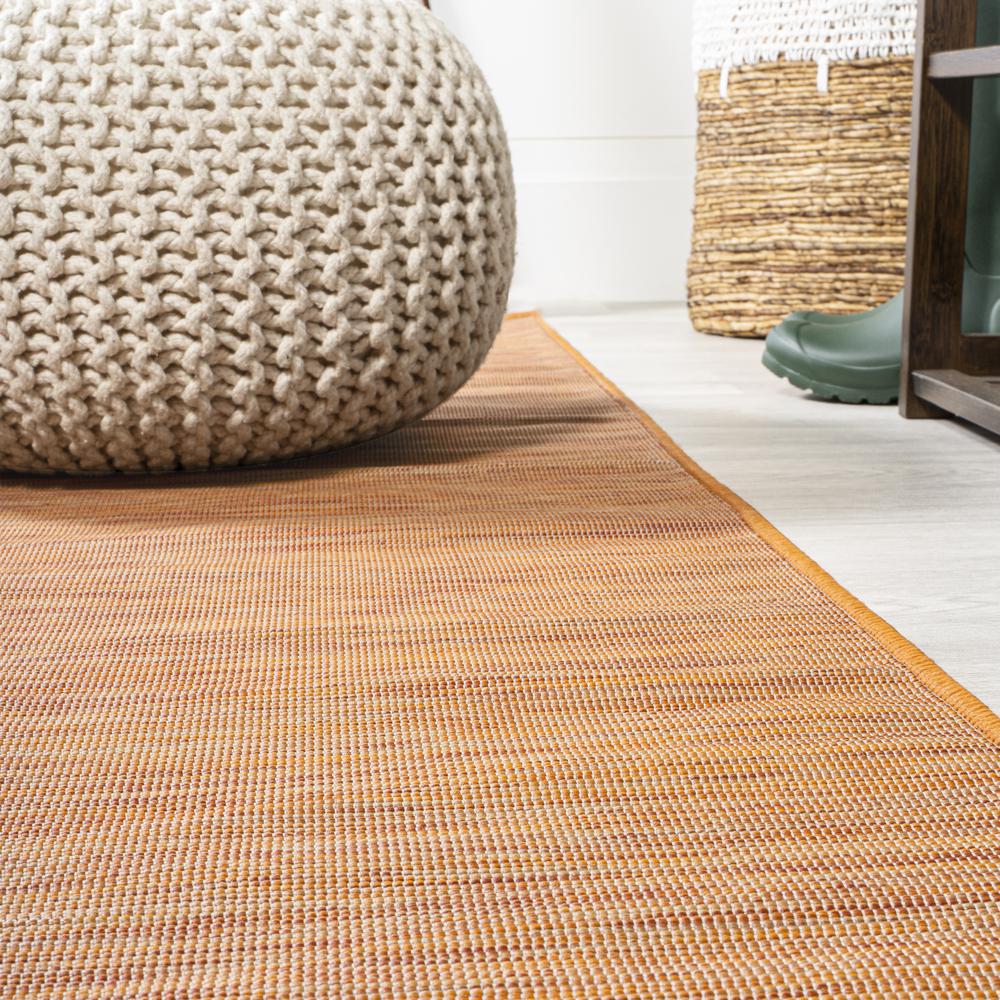 Ethan Modern Flatweave Solid Area Rug. Picture 6