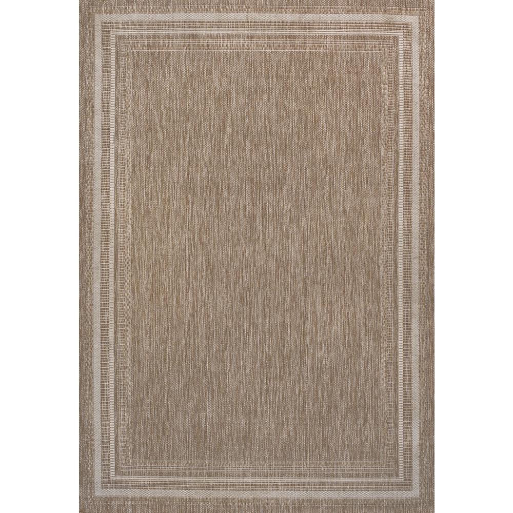 Lido Traditional Casual Pinstripe Border Indoor/Outdoor Area Rug. Picture 1