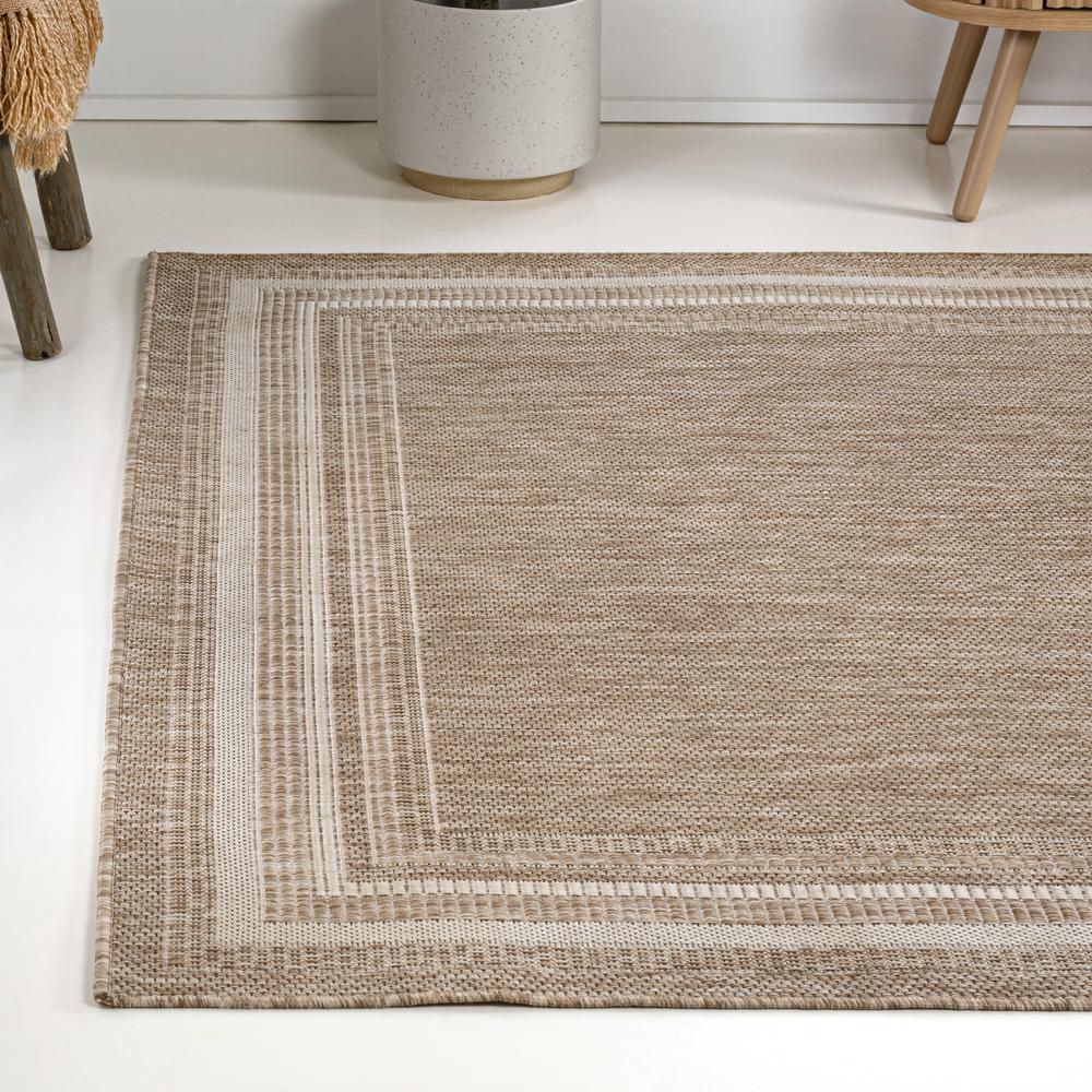 Lido Traditional Casual Pinstripe Border Indoor/Outdoor Area Rug. Picture 6