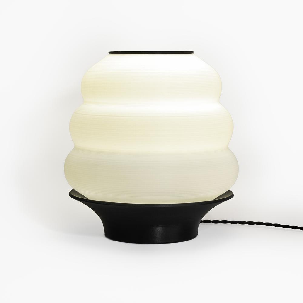 Honey Pot Minimalist Classic Plant-Based PLA 3D Printed Dimmable LED Table Lamp. Picture 1