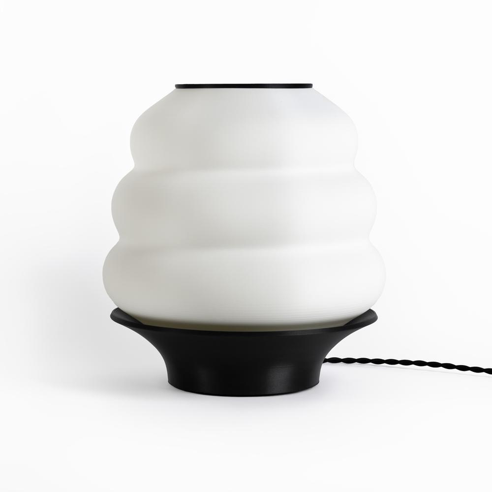 Honey Pot Minimalist Classic Plant-Based PLA 3D Printed Dimmable LED Table Lamp. Picture 2